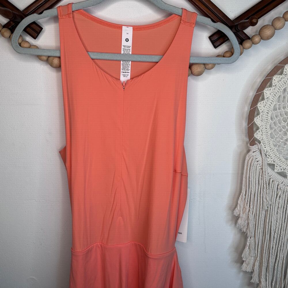 NEW Lululemon Fast and Free Coral Athletic Dress